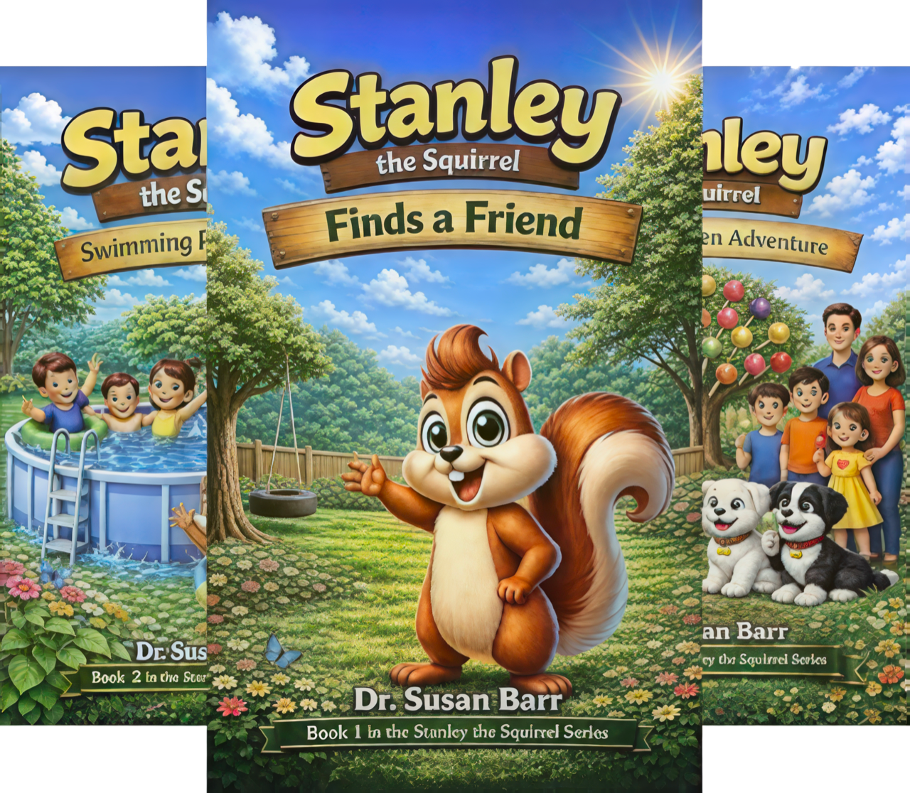 Stanley the Squirrel book covers